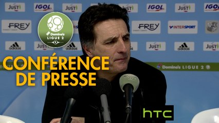 Conférence de presse Amiens SC - FBBP 01 (2-1) : Christophe PELISSIER (ASC) - Hervé DELLA MAGGIORE (BBP) - 2016/2017