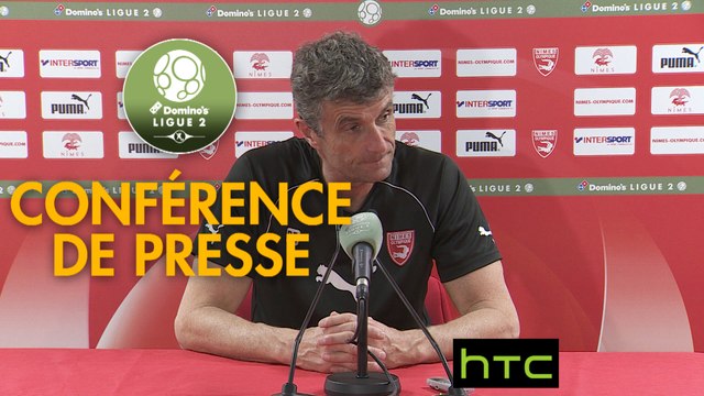 Conférence de presse Nîmes Olympique - Red Star FC (2-0) : Bernard BLAQUART (NIMES) - Claude ROBIN (RED) - 2016/2017