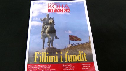 Kriza politike në Maqedoni, kryetemë në “Kohën Ditore” të së dielës