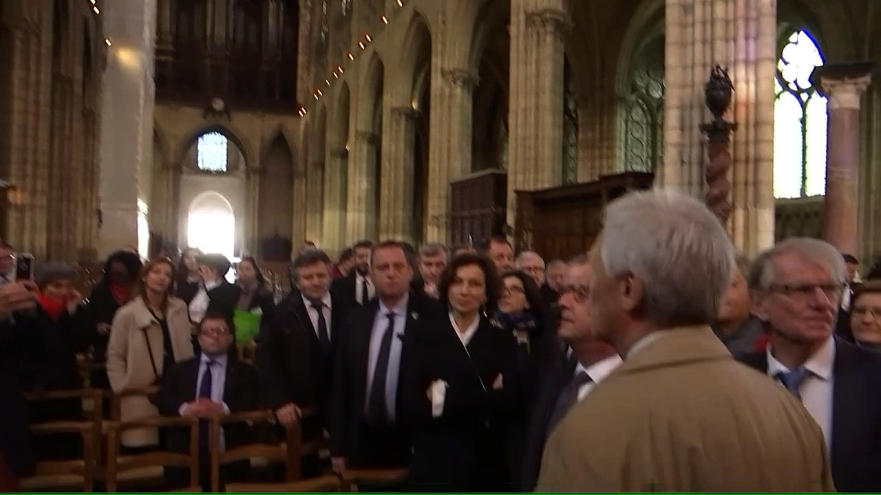 Visite symbolique de Hollande à Saint-Denis