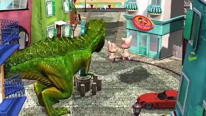 Dinosaur Vs Elephant Boxing 3D Animation Short Film | Animals Finger Family | Nursery Rhym