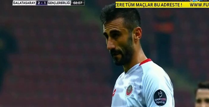 Selcuk Sahin (Penalty) Goal HD - Galatasaray 2-2 Genclerbirligi 11.03.2017