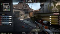 CSGO: Seang@res accidently knifes his teammate who was behind him (how does the knife hit ShahZaM?)