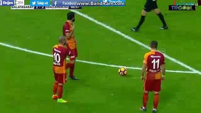 Selcuk Inan Goal HD - Galatasaray 3-2 Genclerbirligi 11.03.2017 HD