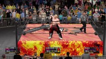WWE 2K17 vs JTV wrestling family extreme Rules match