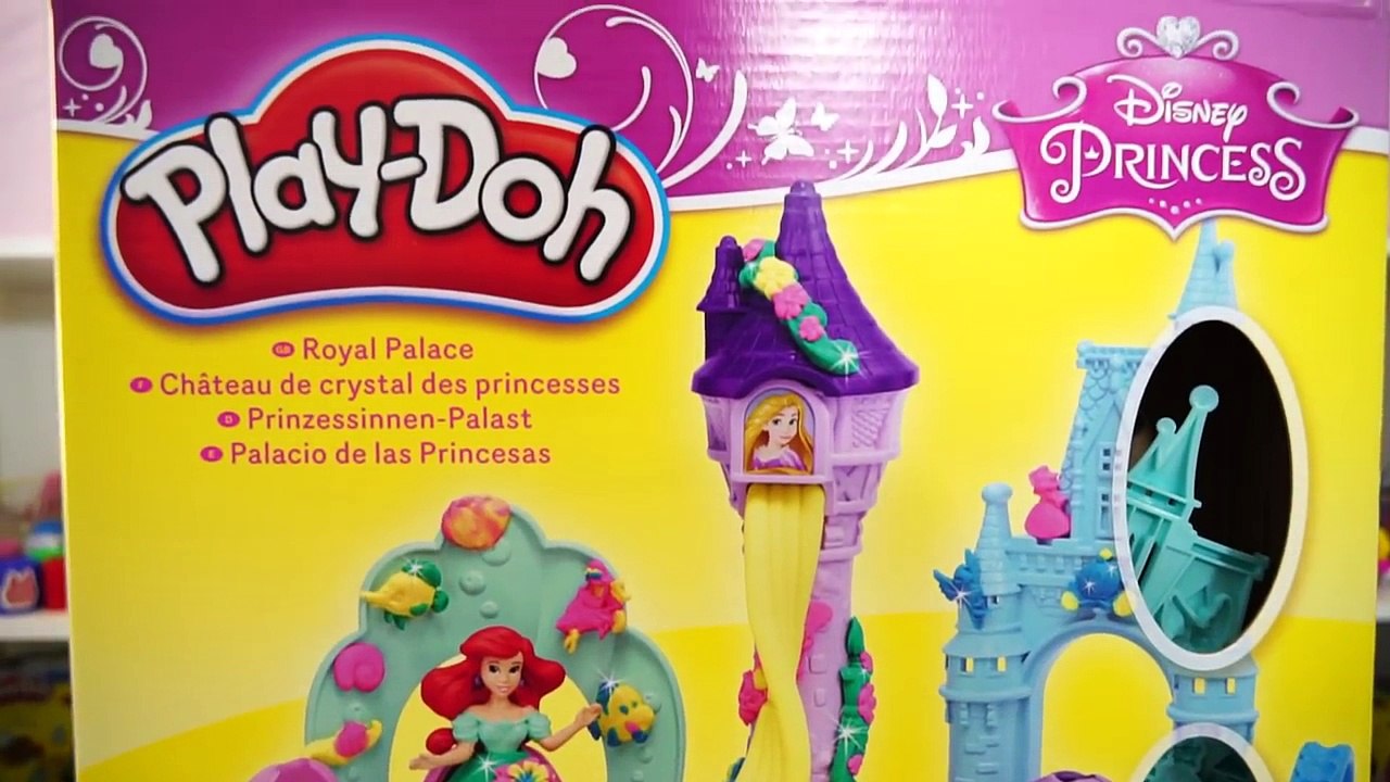 Frozen ELsa & Cinderella Disney Princess Set! Peppa Pig Play Doh toys for kids-WJIPFN4gsMs