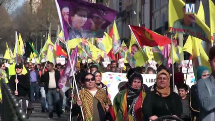 Manifestation kurdes à Marseille en prévision du référendum