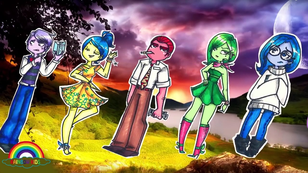 Внутри выход рисование палец Семья песни Папа палец Семья питомник рифмы для Дети