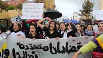 Protesta de mujeres en Beirut para exigir igualdad de derechos