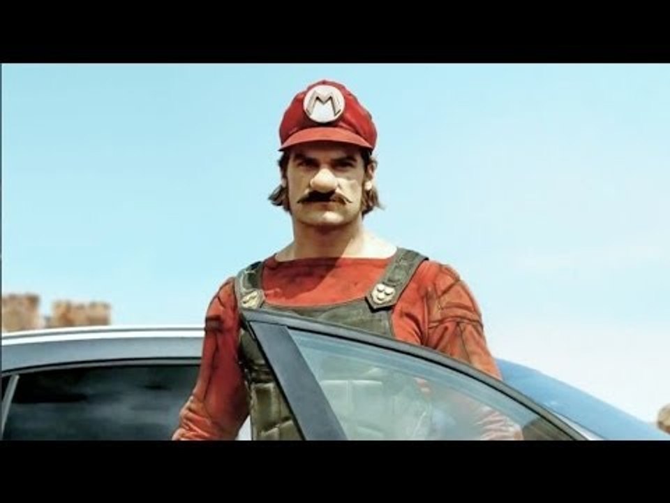 Mario en Merco pour MARIO KART 8 (Mercedes Benz Trailer)
