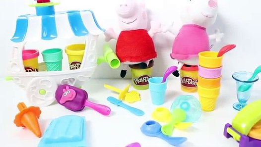 helados de plastilina de peppa