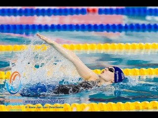Women's 100m backstroke S12 | Final | 2014 IPC Swimming European Championships Eindhoven