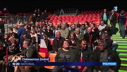 Marine Le Pen : en meeting à Châteauroux
