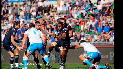 En images : la victoire du XV de France en Italie
