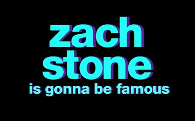Zach Stone Is Gonna Be Famous - Promo saison 1