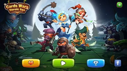 Cards Wars:Heroic Age HD - Android gameplay PlayRawNow