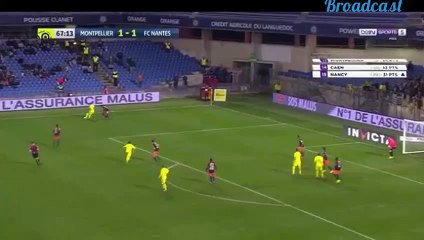 Prejuce Nakoulma Goal HD - Montpellier 1-2 Nantes 11.03.2017