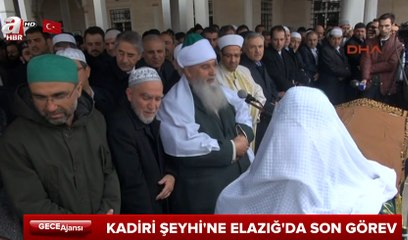 Elazığ'ın tanınmış şeyhlerinden Cemil Efendi (Evliyaoğlu) cenaze töreni