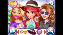 Disney Princess Elsa Anna Ariel Rapunzel Belle & Cinderella Photo Booth Frozen Kids Games