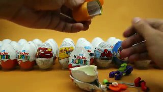 KINDER SURPRISE EGGS | MINNIE MOUSE & GOOFY | egg surprises | RED TRUCK