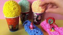 Play Foam Surprise Ice Creams Toys | Opening Surprise Eggs Disney Collector Paw Patrol Fro