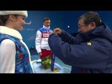 Men's super combined standing Victory Ceremony | Alpine skiing | Sochi 2014 Paralympic