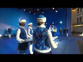 Men's 15 km distance biathlon visually impaired Victory Ceremony | Biathlon | Sochi 2014