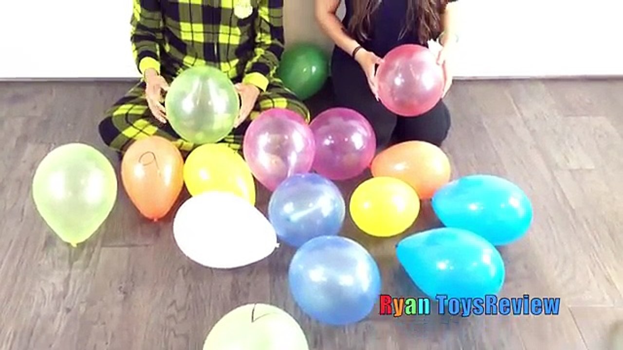 Grinch Vs Princess T Balloon Pop Challenge Game Learn Color Marvel 500 Blind Bag Toy Egg S