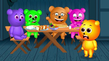 Mega Gummy Bear Crashed from car Not wearing seat belt Finger family song For Kids