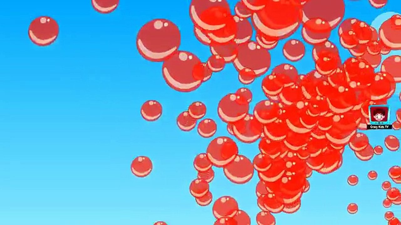 Learn Colors for Children Toddlers Kids Babies with Bubbles Game - Crazy Kids TV