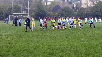 Premier match des U13 lors de la deuxième phase du Challenge Henri Guerin