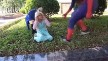Frozen Elsa vs Maleficent! Cinderella Spiderman & Venom vs Joker, Anna, Captain Kiss & pro