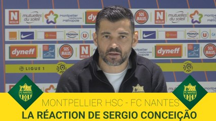 MHSC-FCN : la réaction de Sergio Conceição