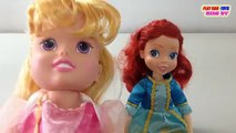 FORTUNE DAYS Ariel Doll Disney Princess Dolls Aurora Collection Toys Video For Kids
