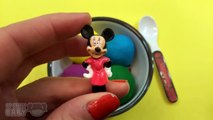 Play Doh Ice Cream Surprise Balls Hello Kitty Disney Frozen Spongebob Toys