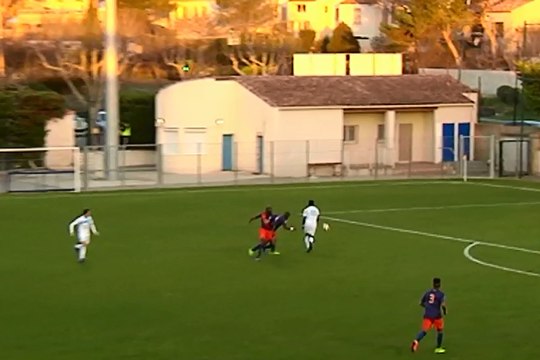CFA - OM 2-1 Montpellier : le but d'Aaron Leya Iseka (25e)