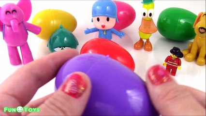 Яйца Лего миньоны Пато Пеппа свинья Смурфики сюрприз Игрушки Pocoyo Pocoyo Elly Loula Моши openi