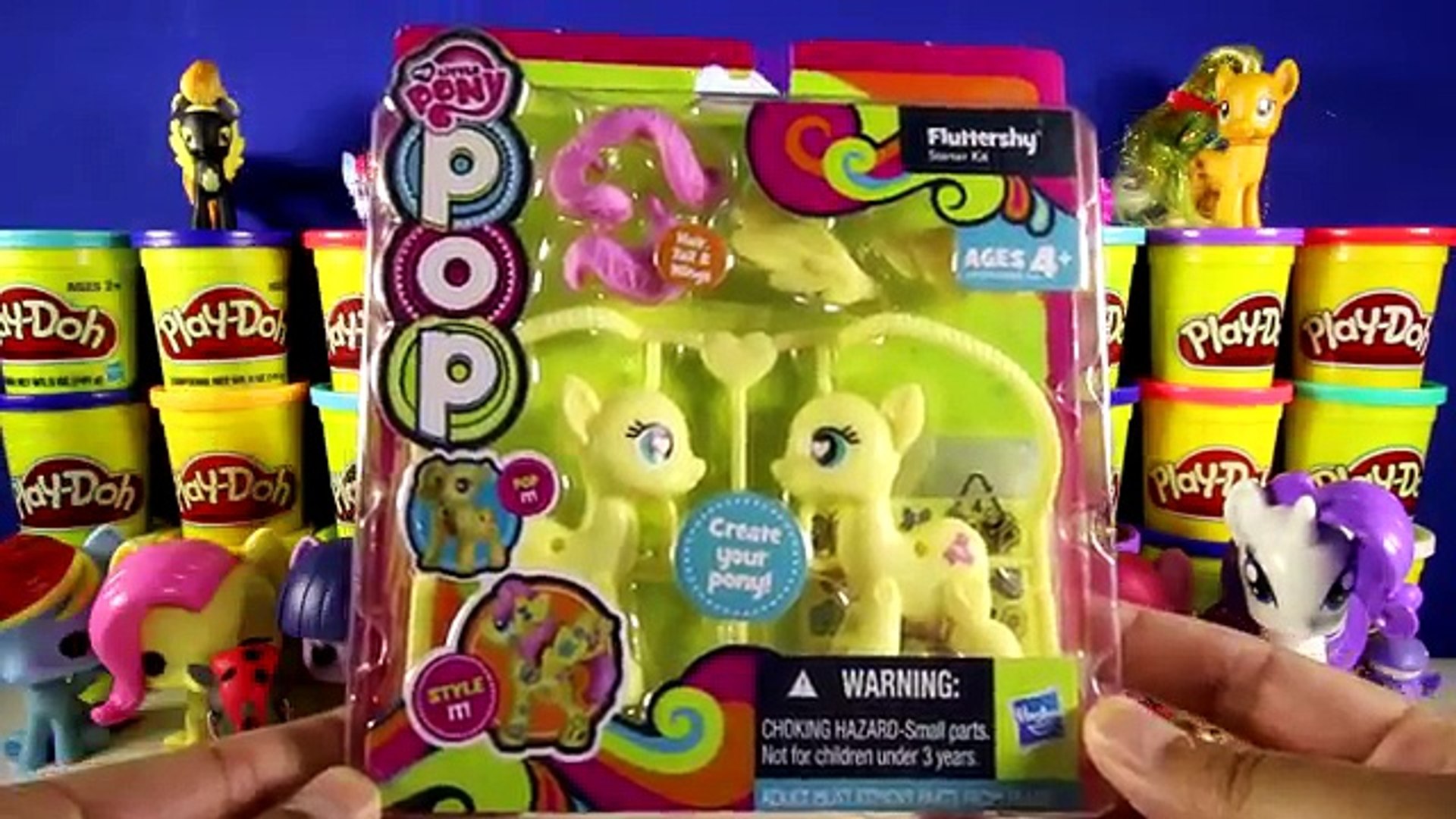 play doh surprise eggs my little pony