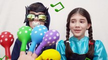 Детка ребенок надувные шарики цвета Семья палец для Дети обучение питомник рифмы Песня песни с