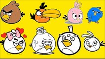 Learn Colors with Angry Birds Drinks for Children and Toddlers | Learn Colours with Drinks