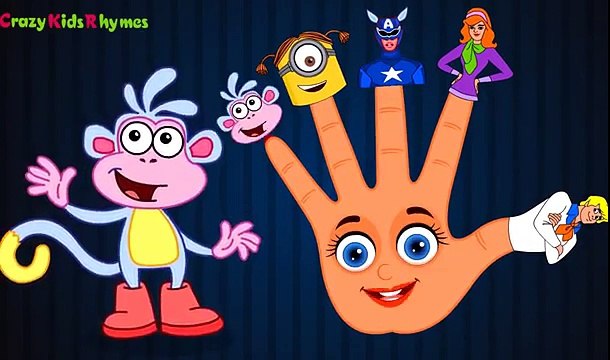 Scooby Doo And Friends FINGER FAMILY Rhyme Kids Animation Rhymes Finger Family Song Childrens Songs