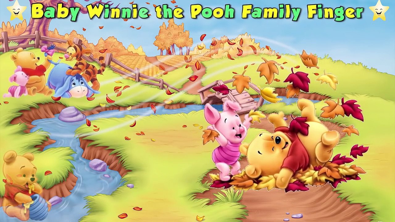 Winnie-the-Pooh Finger Family Nursery Rhymes Lyrics