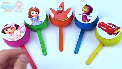 Cups Play Doh Clay Tom and Jerry Collection Surprise Toys Rainbow Learn Colors in English