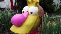 NATURE CAT!! Play-Doh Surprise Egg! HAL THE DOG!! Its Huge!! Lets Go Outside!