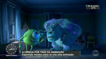 Exposição mostra como a ciência está por trás dos filmes da Pixar