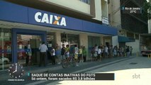 Cerca de 3 milhões de brasileiros já retiraram dinheiro de contas inativas do FGTS