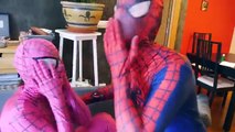 Spiderman Finds Harry Potters Cloak! w/ Frozen Elsa & Anna! Funny Superheroes In Real Lif