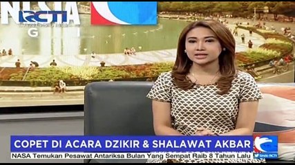 Copet di Acara Dzikir dan Shalawat Akbar