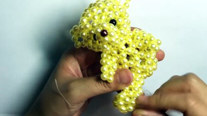 Tutorial How to Make a Beaded : Teddy Bear(3/3)
