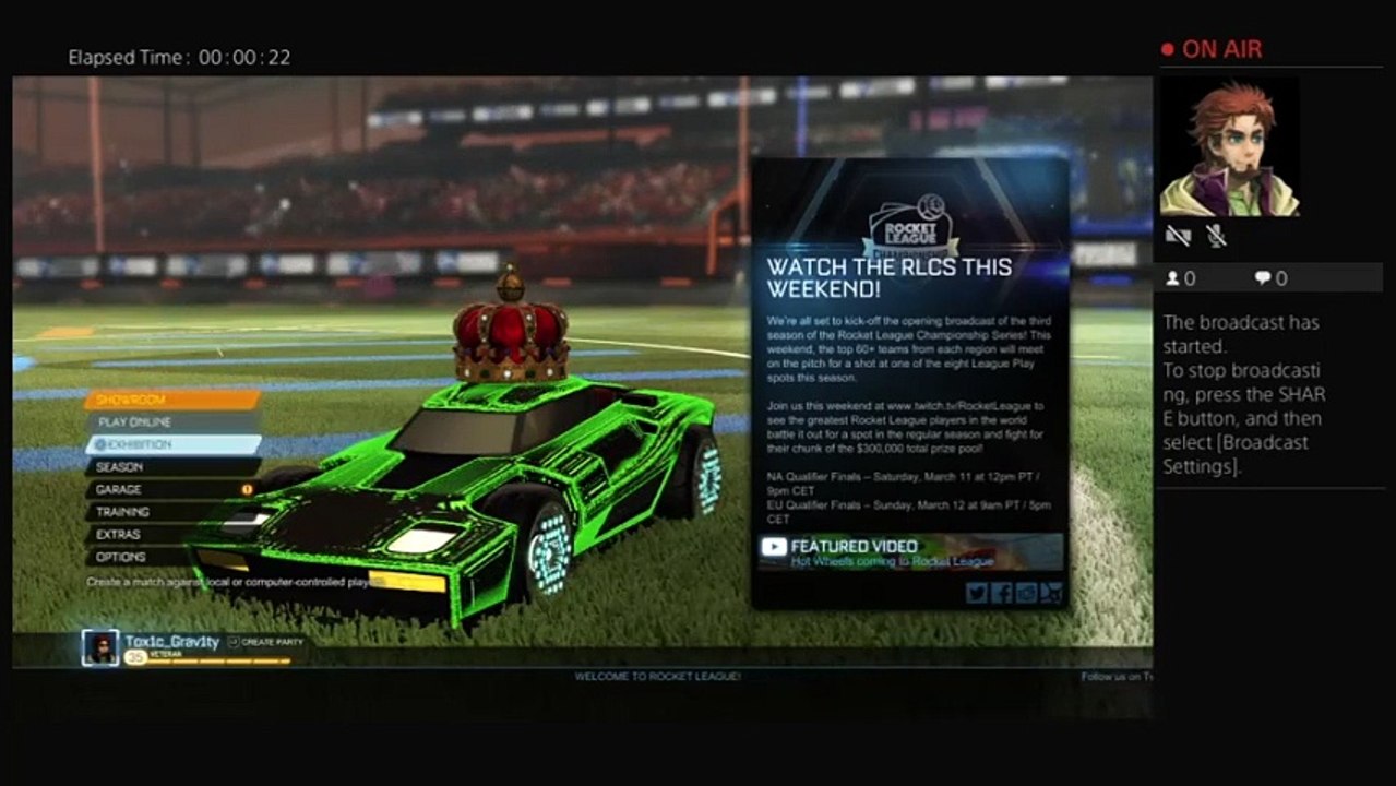 1st BROADCAST Rocket League (3)